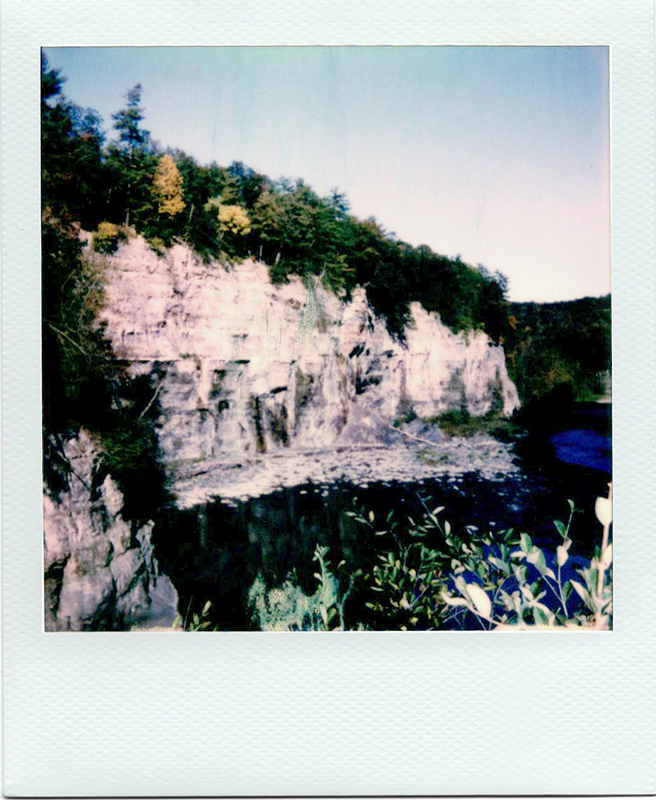 Letchworth State Park, New York, Nov 2019.<br>Polaroid OneStep2, i-Type film